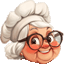 Granny cooks for me